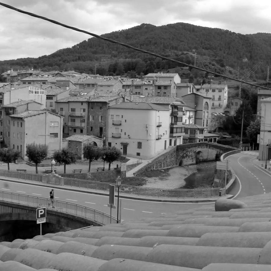 Hostal Fonda Cerdanya La Pobla de Lillet Kültér fotó