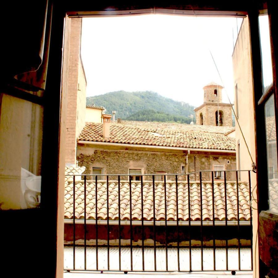 Hostal Fonda Cerdanya La Pobla de Lillet Kültér fotó